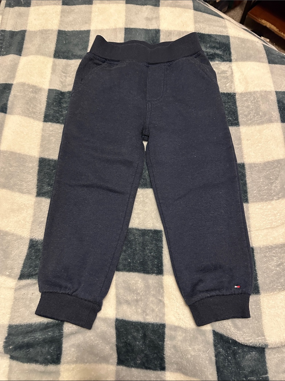 Tommy Hilfiger Toddler Boys Essential Soft Fleece Joggers, 3T Blue (SJH)